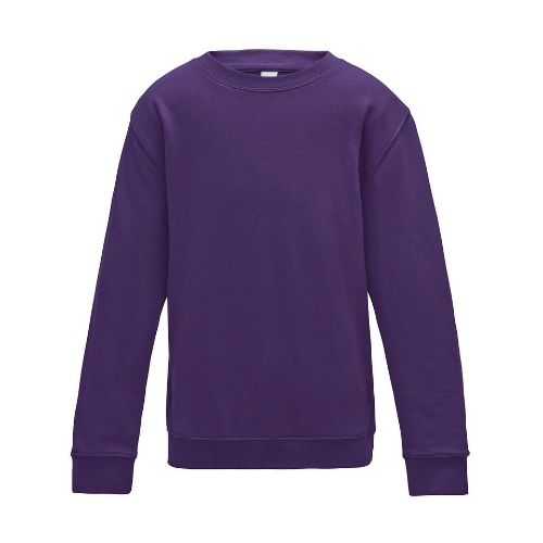 Awdis Just Hoods Kids Awdis Sweatshirt Purple